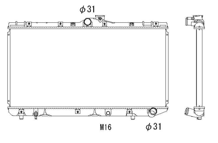 Radiators, Motora dzesēšanas sistēma NRF 503966 1