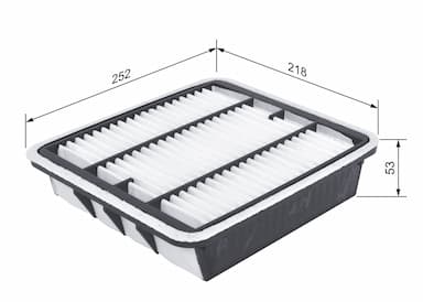 Gaisa filtrs BOSCH F 026 400 306 5