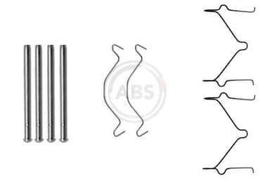 Piederumu komplekts, Disku bremžu uzlikas A.B.S. 1209Q 1