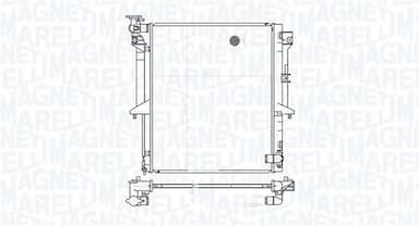 Radiators, Motora dzesēšanas sistēma MAGNETI MARELLI 350213177300 1