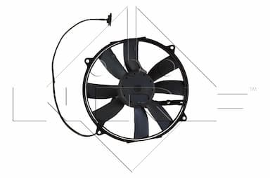 Ventilators, Motora dzesēšanas sistēma NRF 47045 1