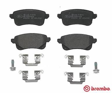 Bremžu uzliku kompl., Disku bremzes BREMBO P 68 064 2