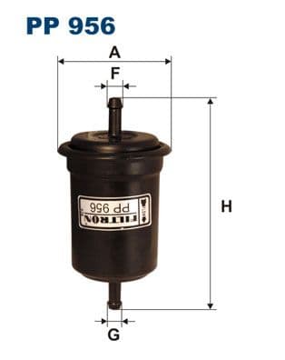 Degvielas filtrs FILTRON PP 956 1