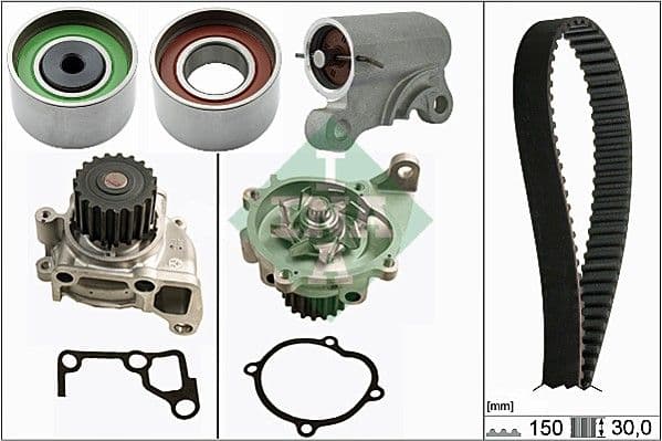 Ūdenssūknis + Zobsiksnas komplekts Schaeffler INA 530 0519 30 1