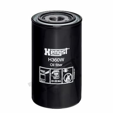 Eļļas filtrs HENGST FILTER H360W 1