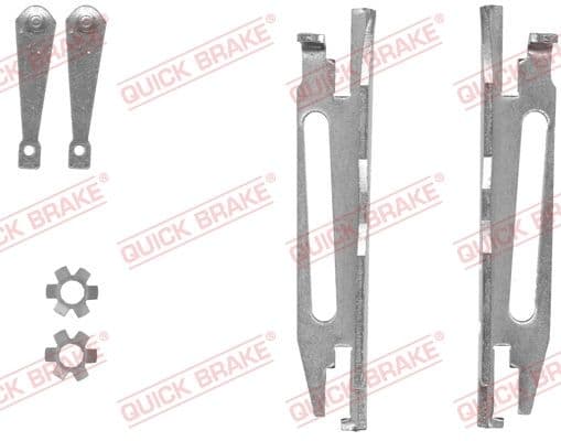 Regulatora komplekts, Trumuļu bremzes QUICK BRAKE 105 53 001 1