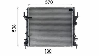 Radiators, Motora dzesēšanas sistēma MAHLE CR 1940 000P 10