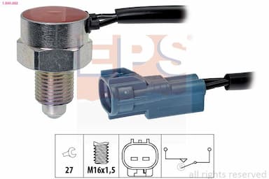 Slēdzis, Atpakaļgaitas signāla lukturis EPS 1.860.302 1