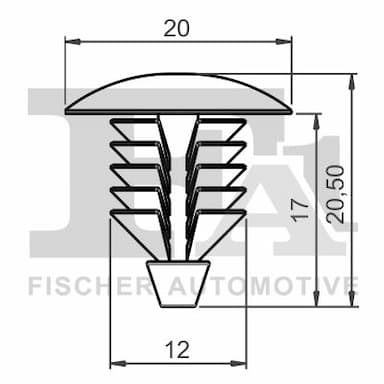 Moldings/aizsarguzlika FA1 33-10025.5 2