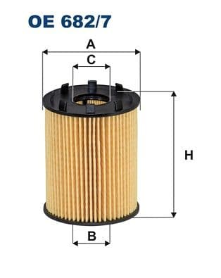 Eļļas filtrs FILTRON OE 682/7 1