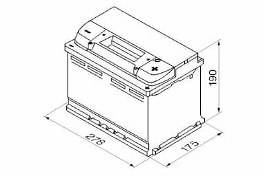 Startera akumulatoru baterija BOSCH 0 092 S40 080 6