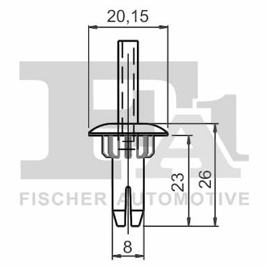 Moldings/aizsarguzlika FA1 11-20019.25 2