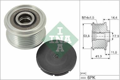 Ģeneratora brīvgaitas mehānisms Schaeffler INA 535 0304 10 1