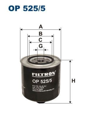 Eļļas filtrs FILTRON OP 525/5 1