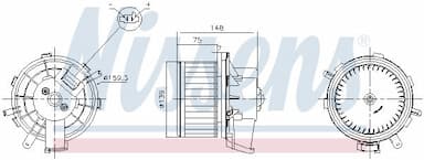 Salona ventilators NISSENS 87622 1