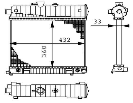 Radiators, Motora dzesēšanas sistēma MAHLE CR 2207 000S 1