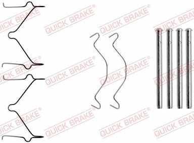 Piederumu komplekts, Disku bremžu uzlikas QUICK BRAKE 109-1209 1