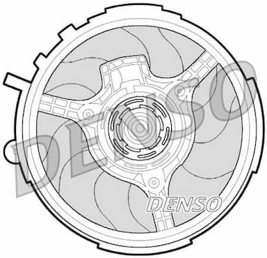 Ventilators, Motora dzesēšanas sistēma DENSO DER09061 1