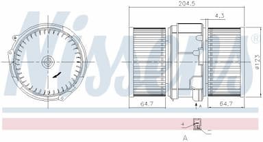 Salona ventilators NISSENS 87357 6