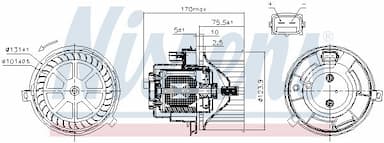 Salona ventilators NISSENS 87446 6