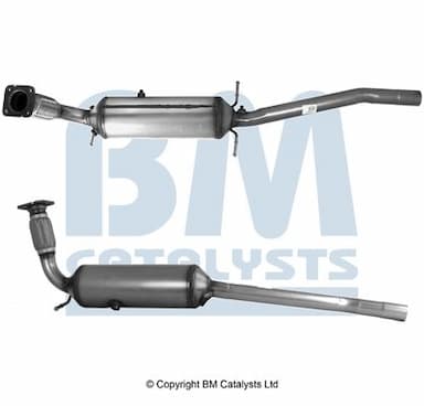 Nosēdumu-/Daļiņu filtrs, Izplūdes gāzu sistēma BM CATALYSTS BM11045H 1