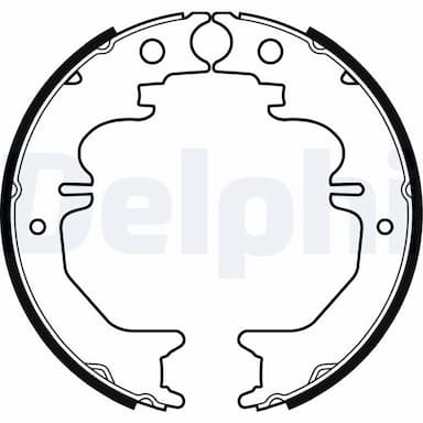 Bremžu loku kompl., Stāvbremze DELPHI LS2053 1