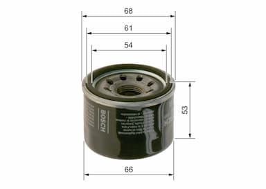 Eļļas filtrs BOSCH F 026 407 089 5