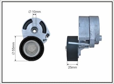 Spriegotājsvira, Ķīļrievu siksna CAFFARO 104600SP 1