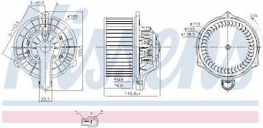 Salona ventilators NISSENS 87335 6