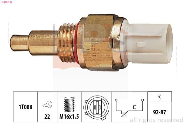 Termoslēdzis, Radiatora ventilators EPS 1.850.138 1