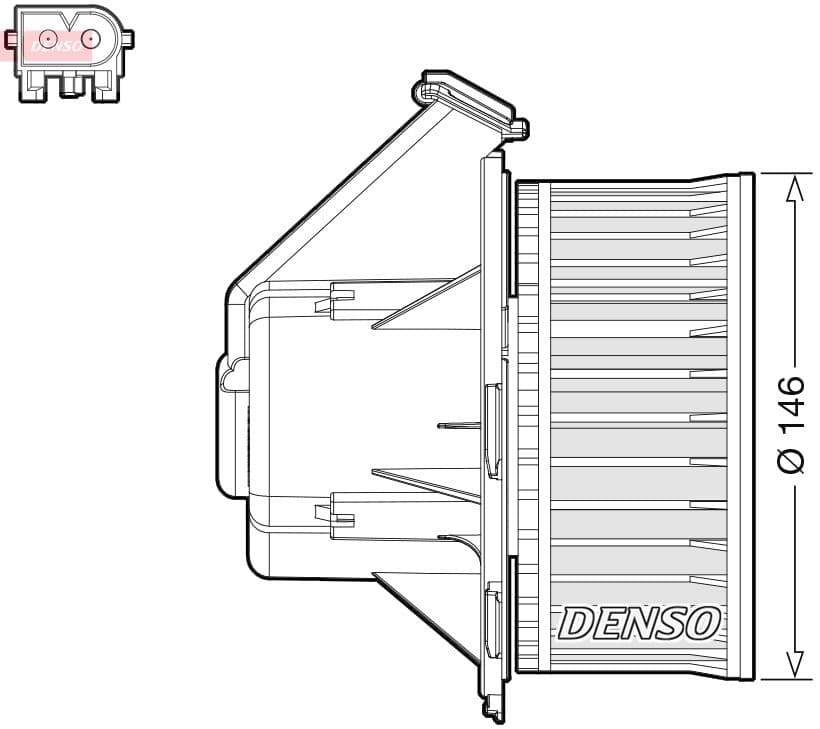 Salona ventilators DENSO DEA17032 1