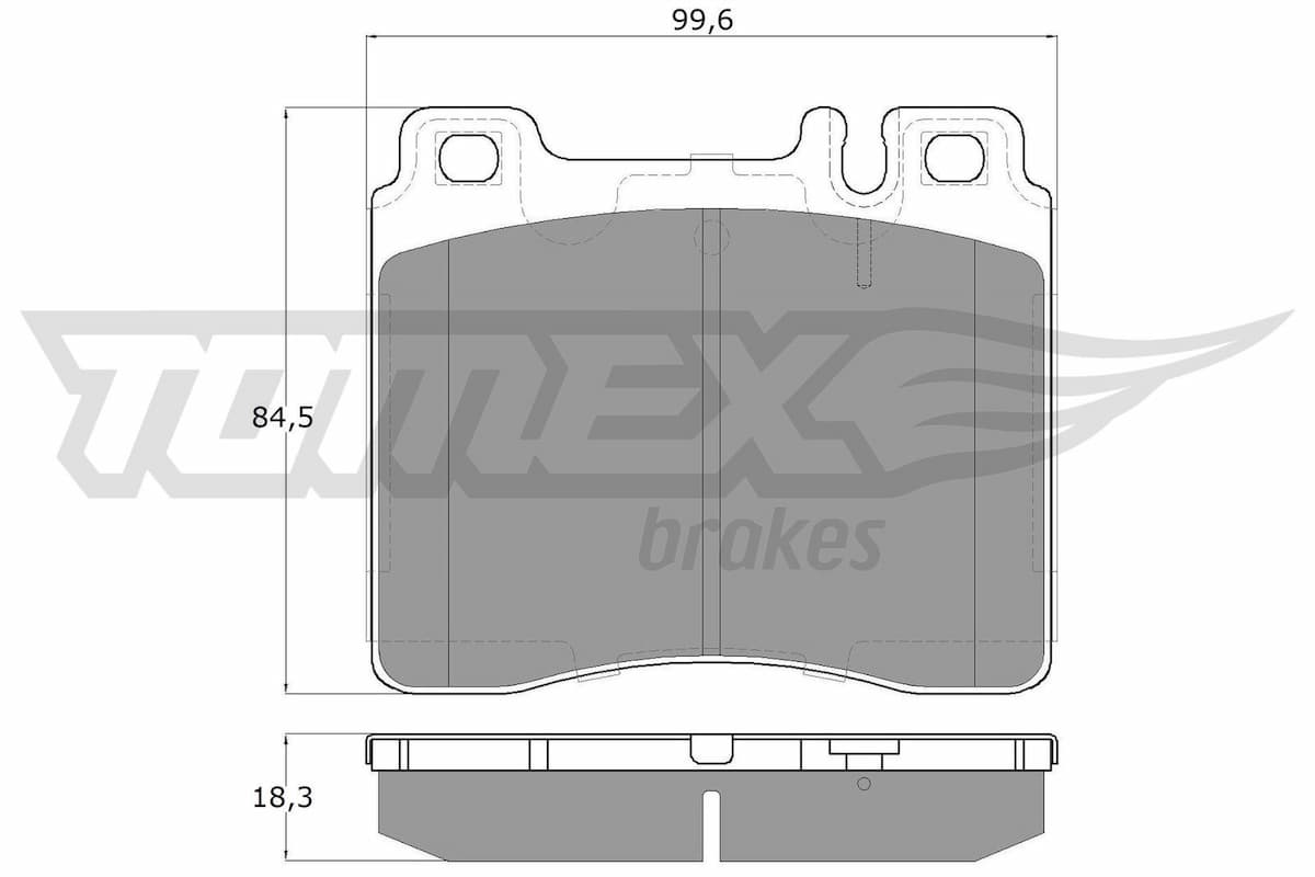 Bremžu uzliku kompl., Disku bremzes TOMEX Brakes TX 12-74 1