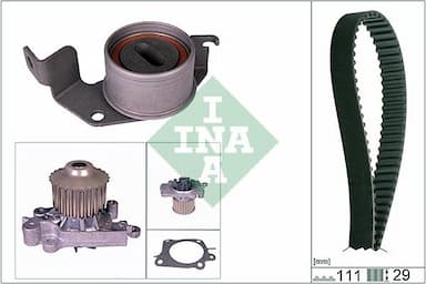 Ūdenssūknis + Zobsiksnas komplekts Schaeffler INA 530 0302 30 1