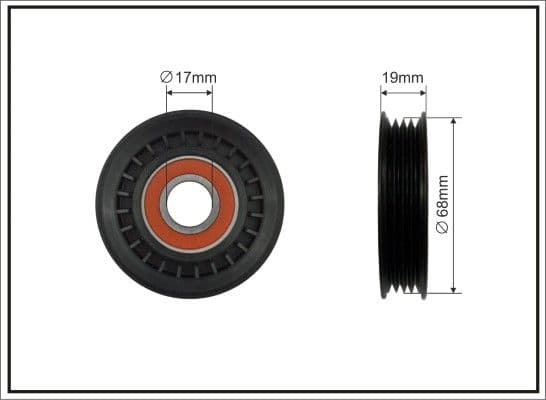 Parazīt-/Vadrullītis, Ķīļrievu siksna CAFFARO 158-00 1