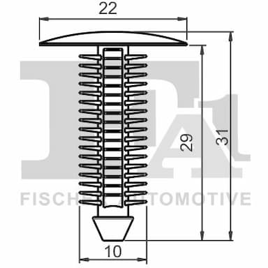 Moldings/aizsarguzlika FA1 33-10026.5 2