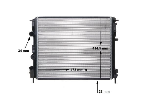 Radiators, Motora dzesēšanas sistēma MAHLE CR 35 000S 1