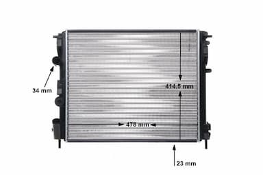 Radiators, Motora dzesēšanas sistēma MAHLE CR 35 000S 1