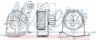 Salona ventilators NISSENS 87038 5