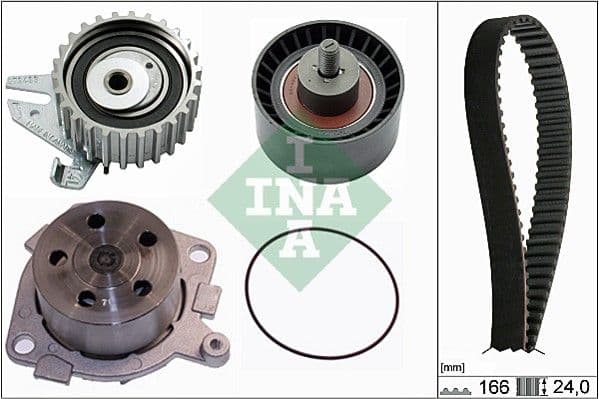 Ūdenssūknis + Zobsiksnas komplekts Schaeffler INA 530 0226 30 1