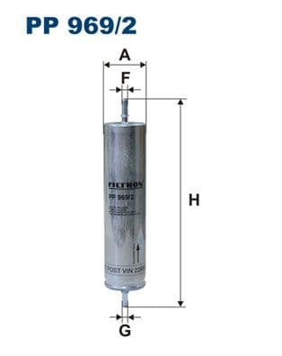 Degvielas filtrs FILTRON PP 969/2 1