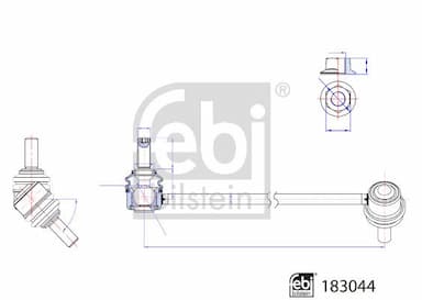 Stiepnis/Atsaite, Stabilizators FEBI BILSTEIN 183044 1