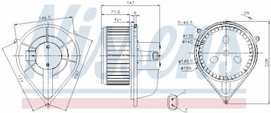 Salona ventilators NISSENS 87128 6