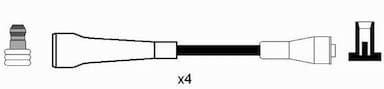 Augstsprieguma vadu komplekts NGK 8234 2