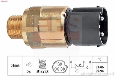 Termoslēdzis, Radiatora ventilators EPS 1.850.617 1