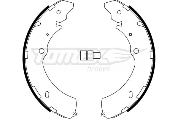 Bremžu loku komplekts TOMEX Brakes TX 23-28 1