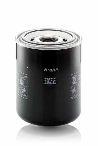 Eļļas filtrs MANN-FILTER W 1374/6 1