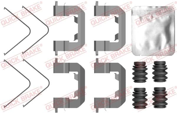 Piederumu komplekts, Disku bremžu uzlikas QUICK BRAKE 109-0123 1