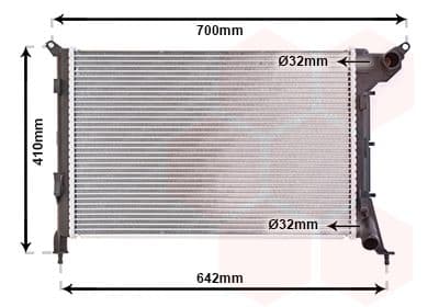 Radiators, Motora dzesēšanas sistēma VAN WEZEL 06002310 1