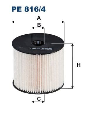 Degvielas filtrs FILTRON PE 816/4 1