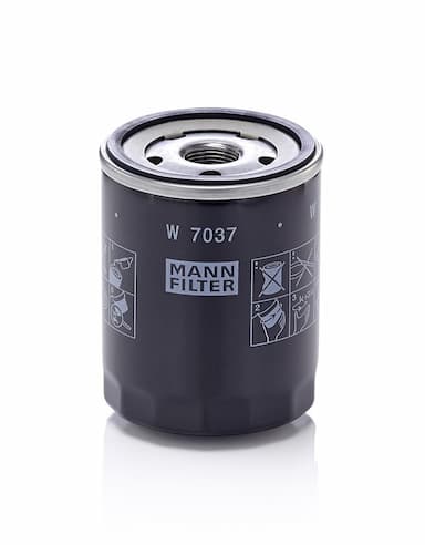 Eļļas filtrs MANN-FILTER W 7037 1